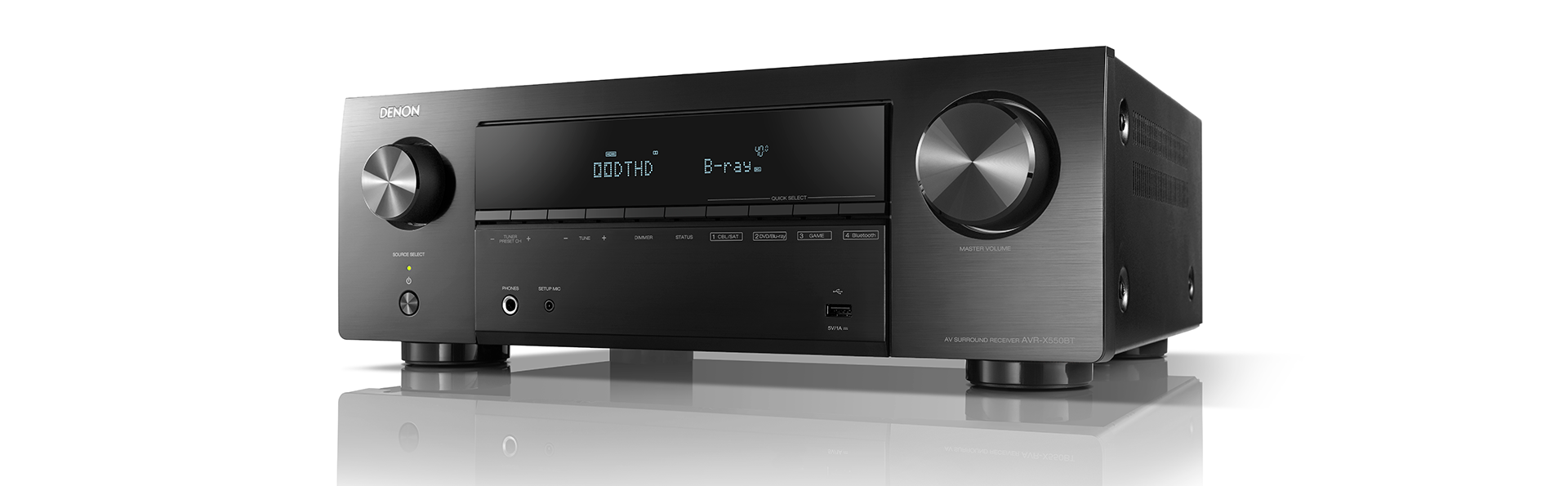 DENON　5.1chアンプ　AVR-X550BT Denon AXR-X550BT AV Receiver - Eastern Hi fi
