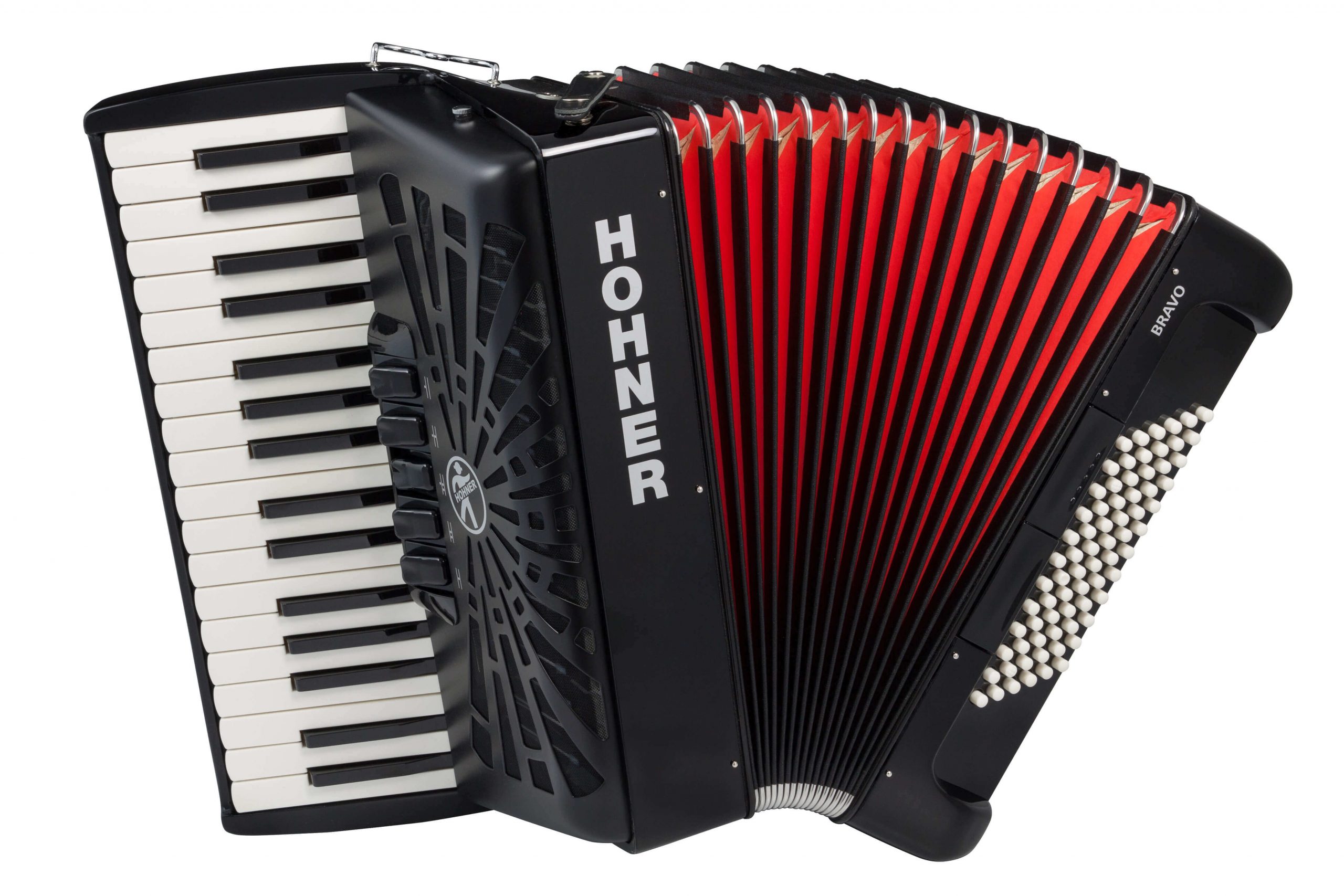 HOHNER BRAVO 111 72 34 Key Accordion • Stothers Music and HiFi