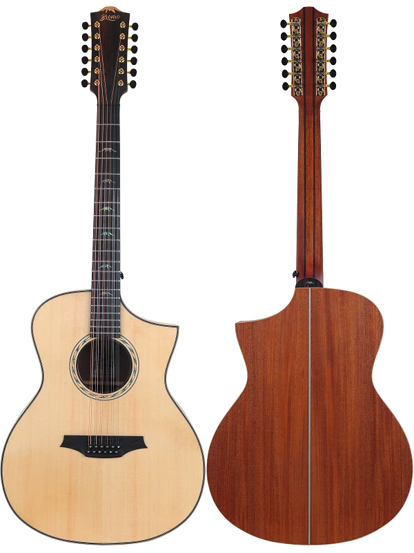 Bromo Bat4CE 12 String Acoustic Electric Cutaway Guitar